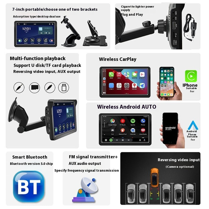 Car Central Control Screen Navigator Player