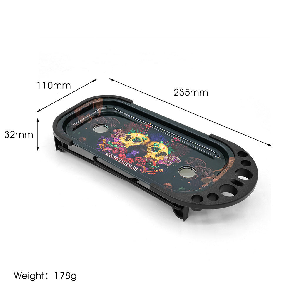 Metal Rolling Tray Cone Loader More Size Pre Rolled Foldable Stand Filler Smoking Accessory