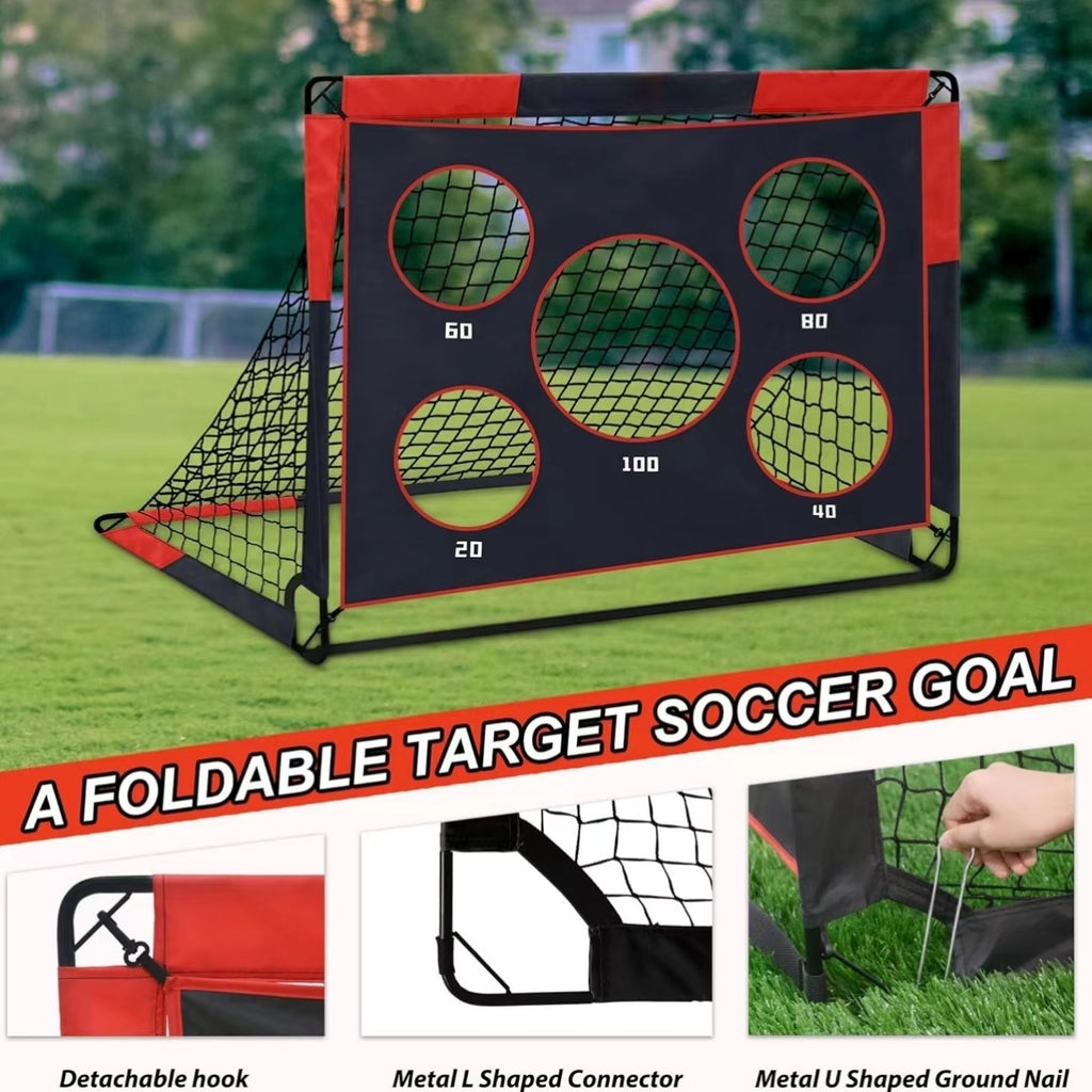 Football Goals Portable Detachable Two-in-one Goal