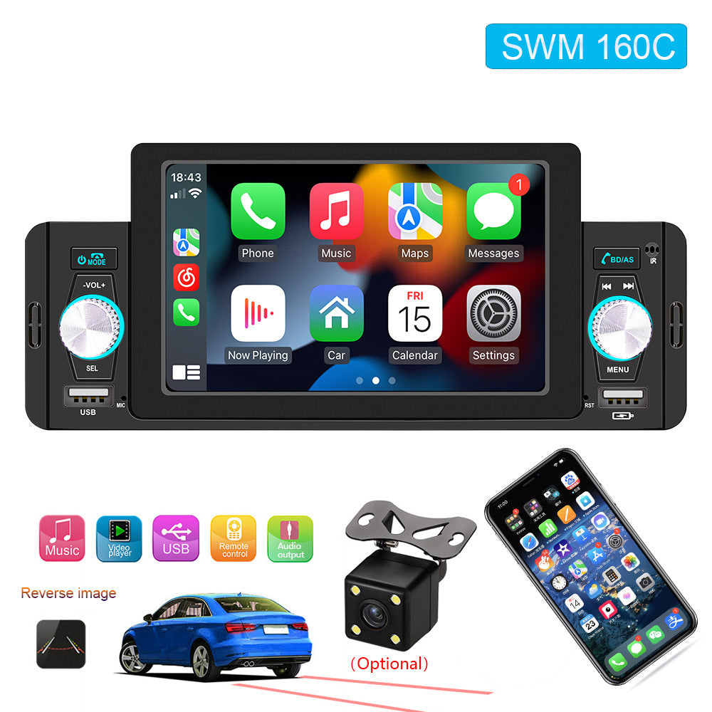 5-inch Large Screen Car Play Bluetooth MP5 Player