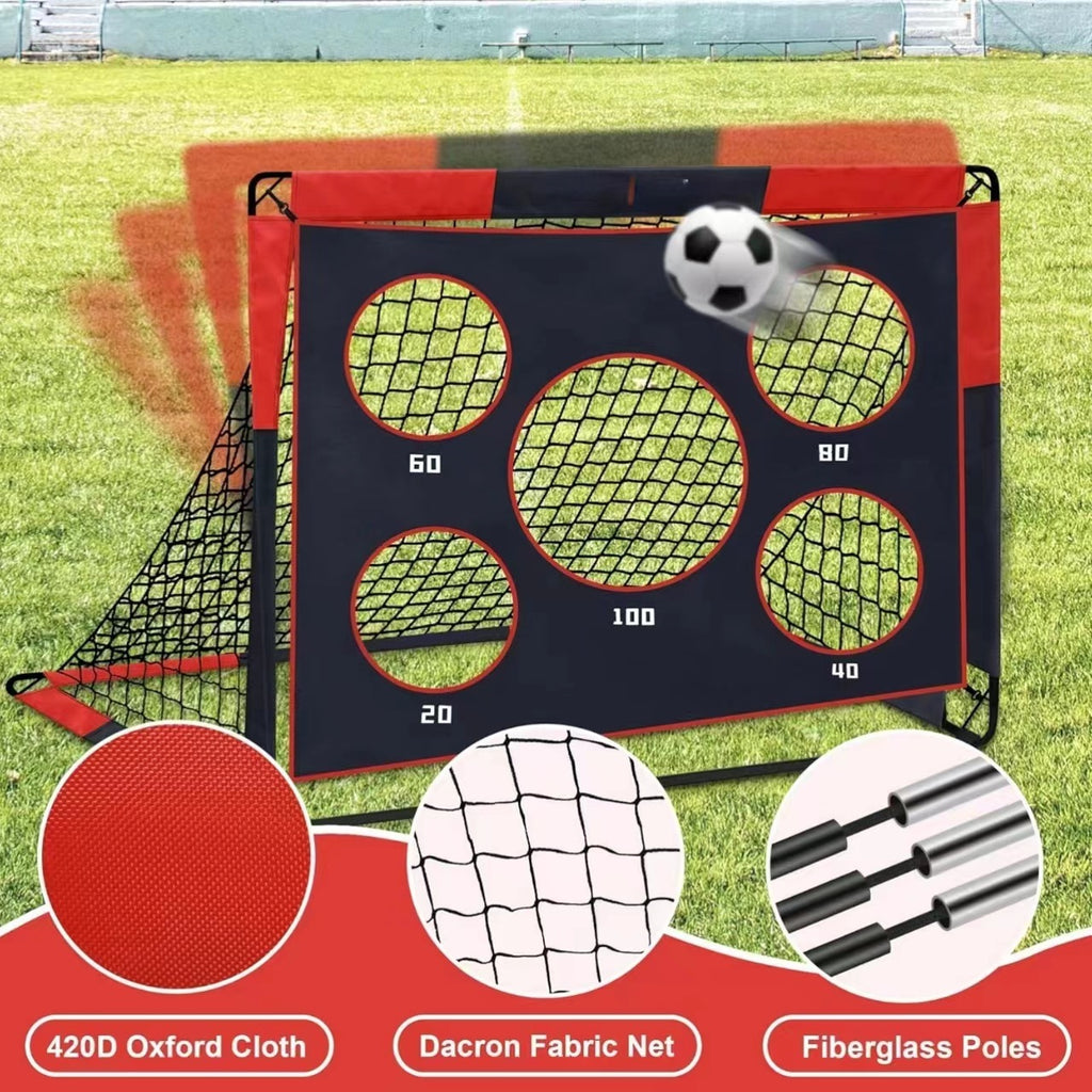 Football Goals Portable Detachable Two-in-one Goal