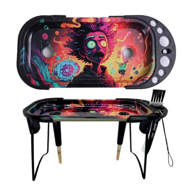 Metal Rolling Tray Cone Loader More Size Pre Rolled Foldable Stand Filler Smoking Accessory