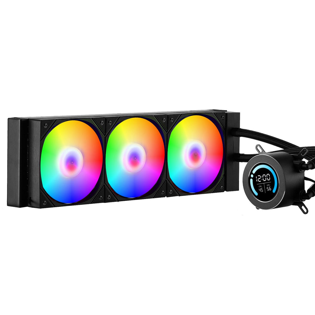 CPU Liquid Cooler AIO CPU Water Cooler With ARGB Light & 3 PWN Fans 120mm