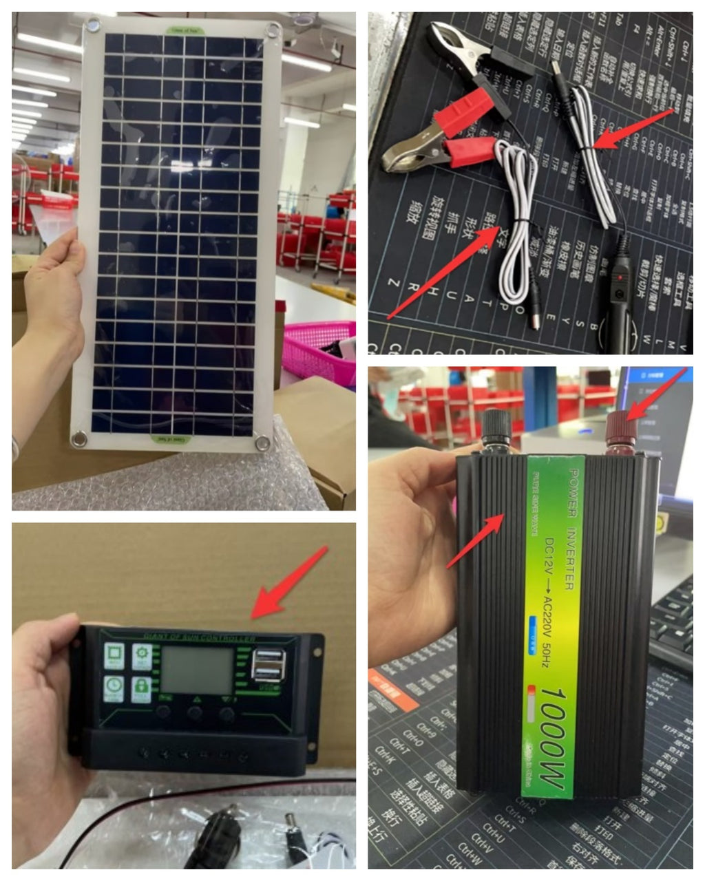 Solar Panel Set 12V1000W