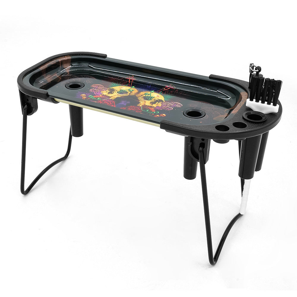 Metal Rolling Tray Cone Loader More Size Pre Rolled Foldable Stand Filler Smoking Accessory